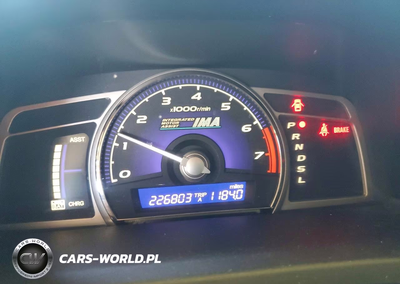 2007 Honda Civic Hybrid VIN:JHMFA36297S007589 - 9