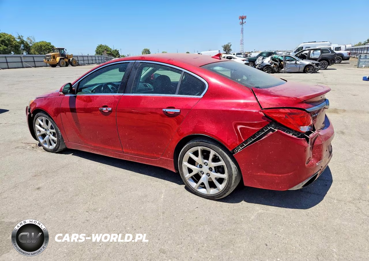2012 Buick Regal Gs VIN:2G4GV5GVXC9199837 - 2