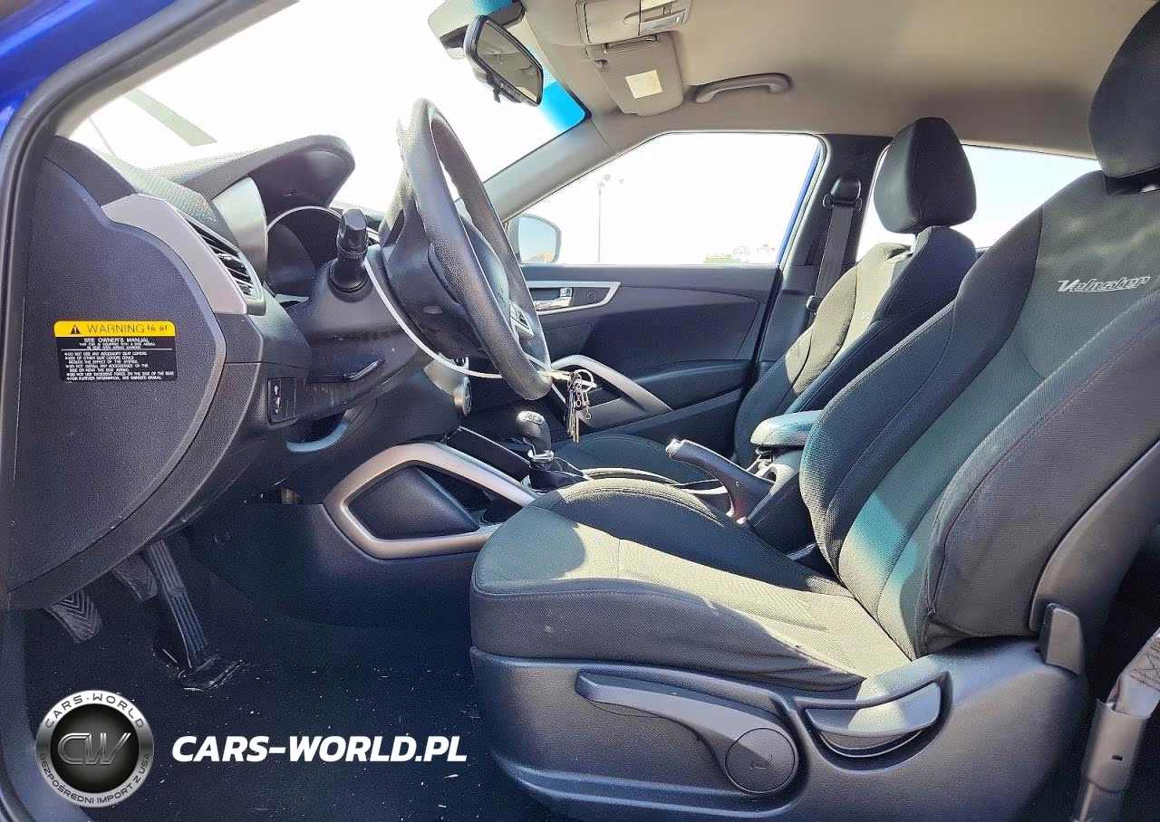 2014 Hyundai Veloster Gls(1.6 Std, Style, Tech VIN:KMHTC6AD4EU194262 - 7
