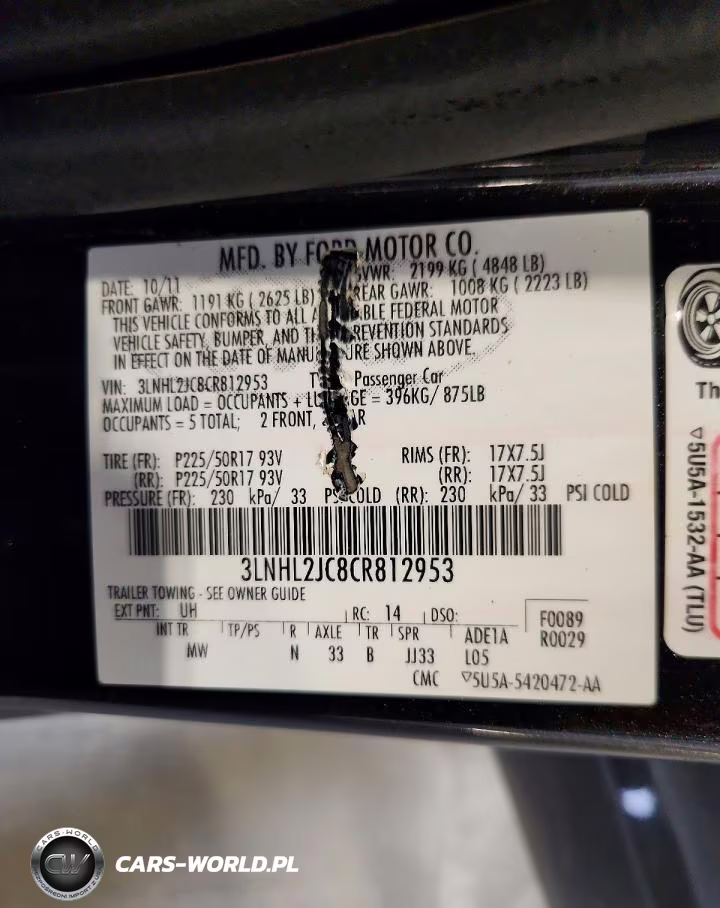 2012 Lincoln Mkz VIN:3LNHL2JC8CR812953 - 12