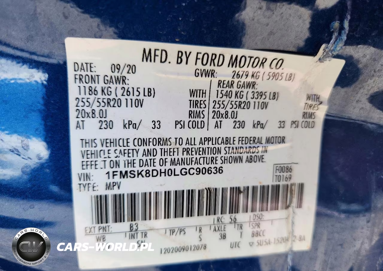 2020 Ford Explorer Xlt VIN:1FMSK8DH0LGC90636 - 13