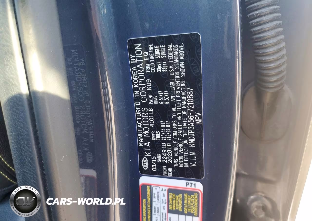 2015 Kia Soul + VIN:KNDJP3A56F7210887 - 13
