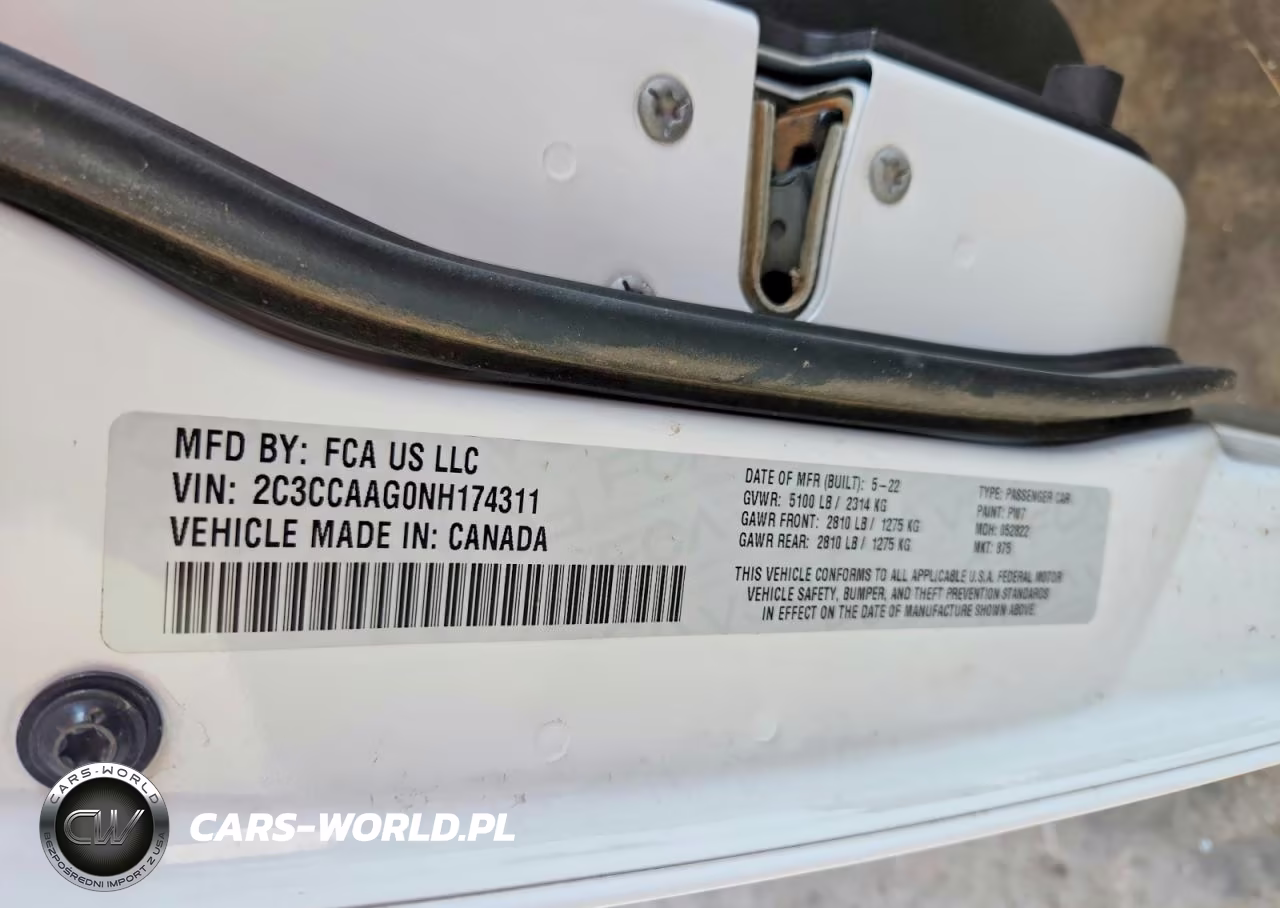 2022 Chrysler 300 Touring VIN:2C3CCAAG0NH174311 - 13