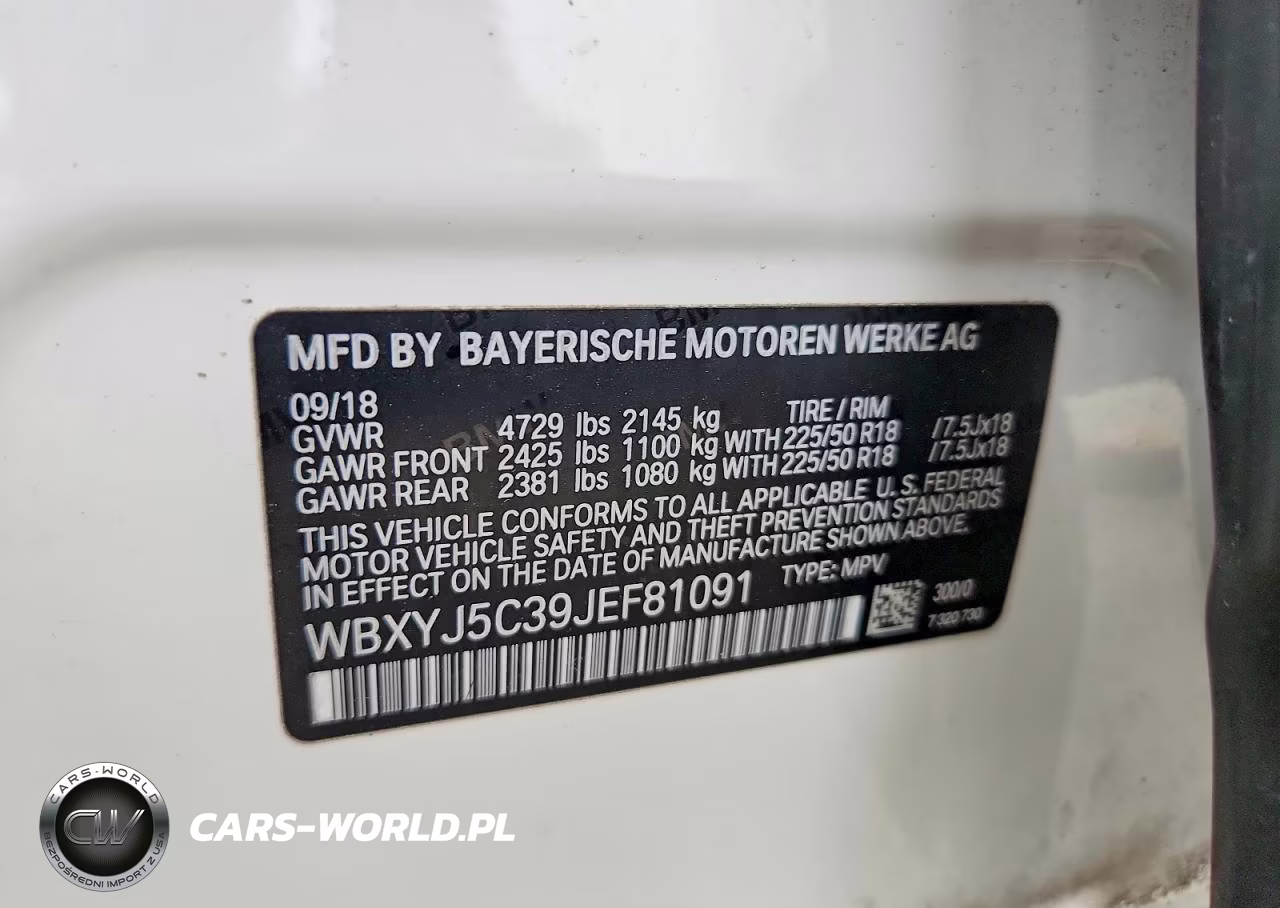2018 BMW X2 xDrive28I VIN:WBXYJ5C39JEF81091 - 14