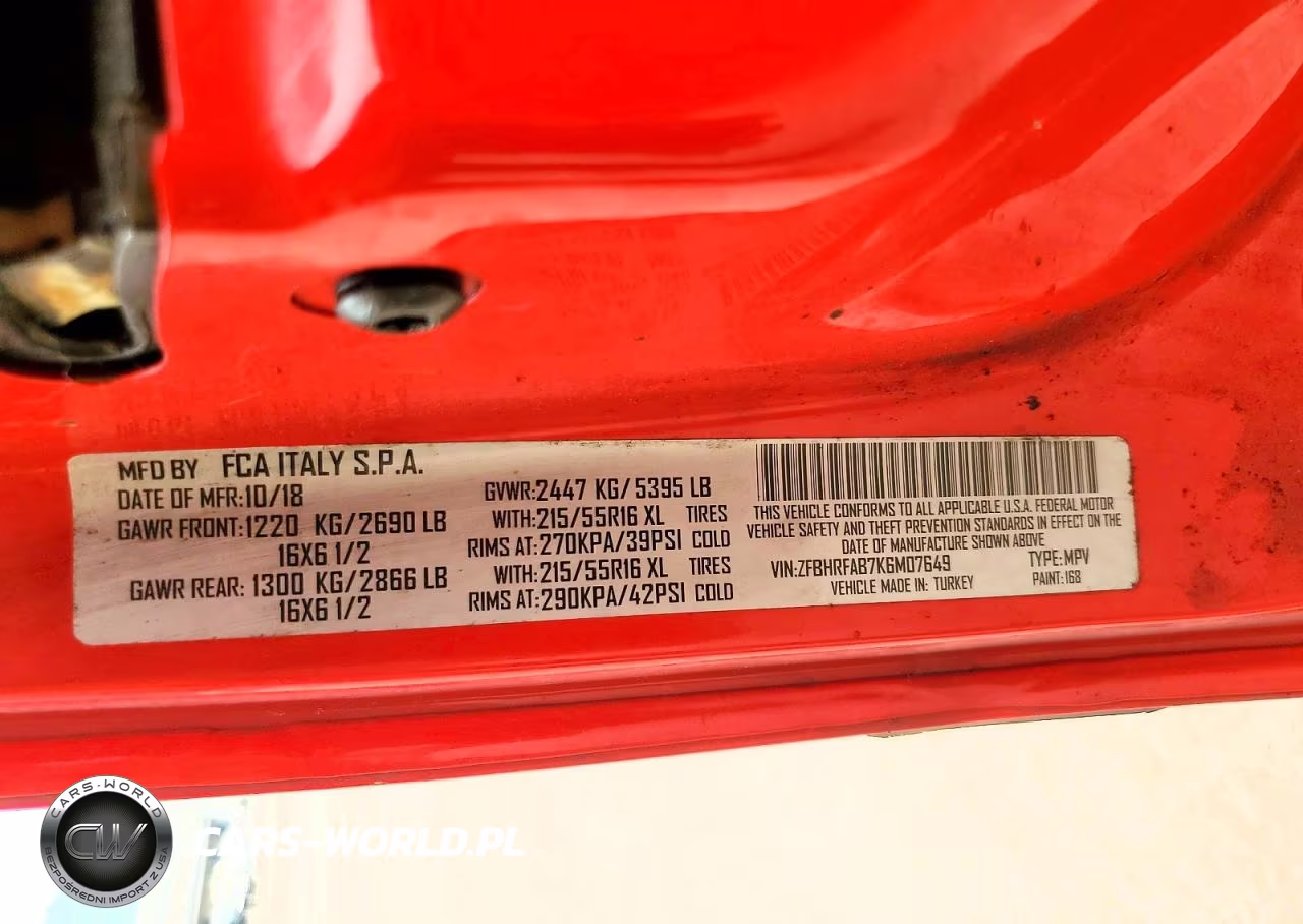 2019 Ram Promaster City VIN:ZFBHRFAB7K6M07649 - 13