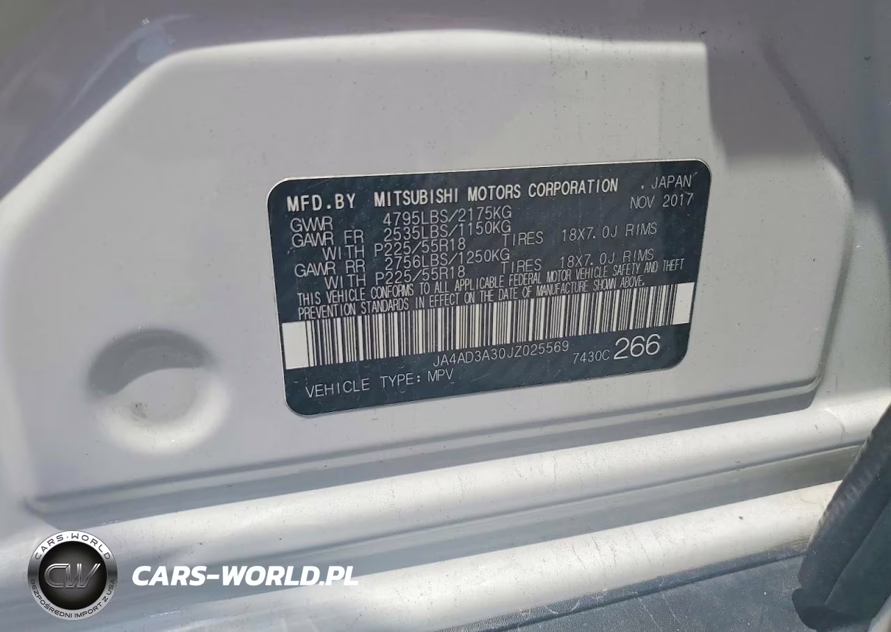 2018 Mitsubishi Outlander VIN:JA4AD3A30JZ025569 - 12