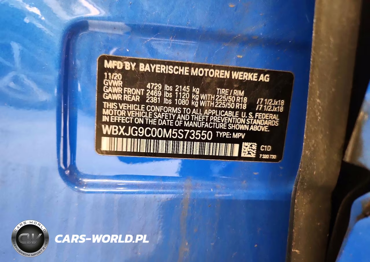 2021 BMW X1 xDrive28I VIN:WBXJG9C00M5S73550 - 13