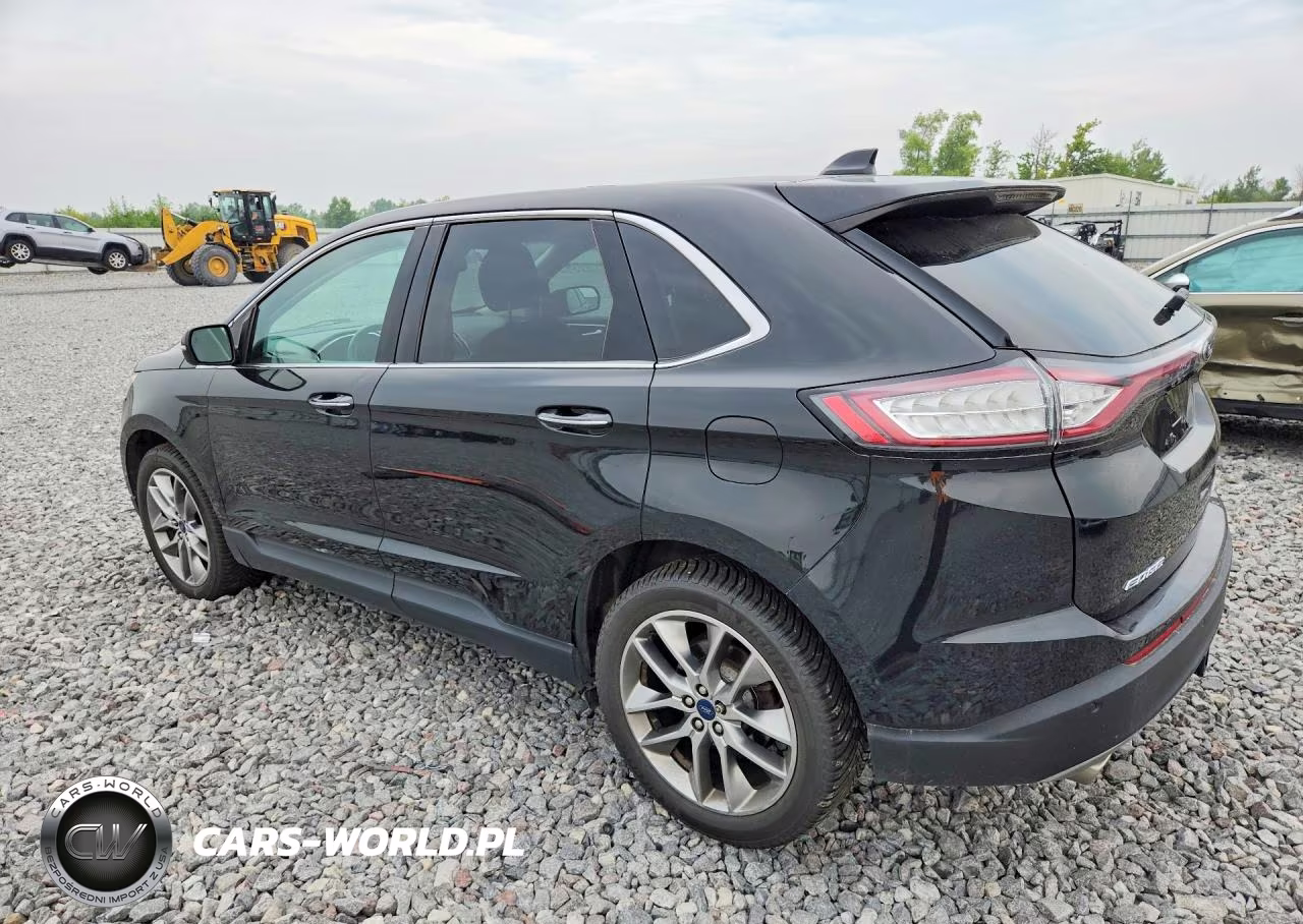 2015 Ford Edge Titanium VIN:2FMTK4K87FBB74801 - 2