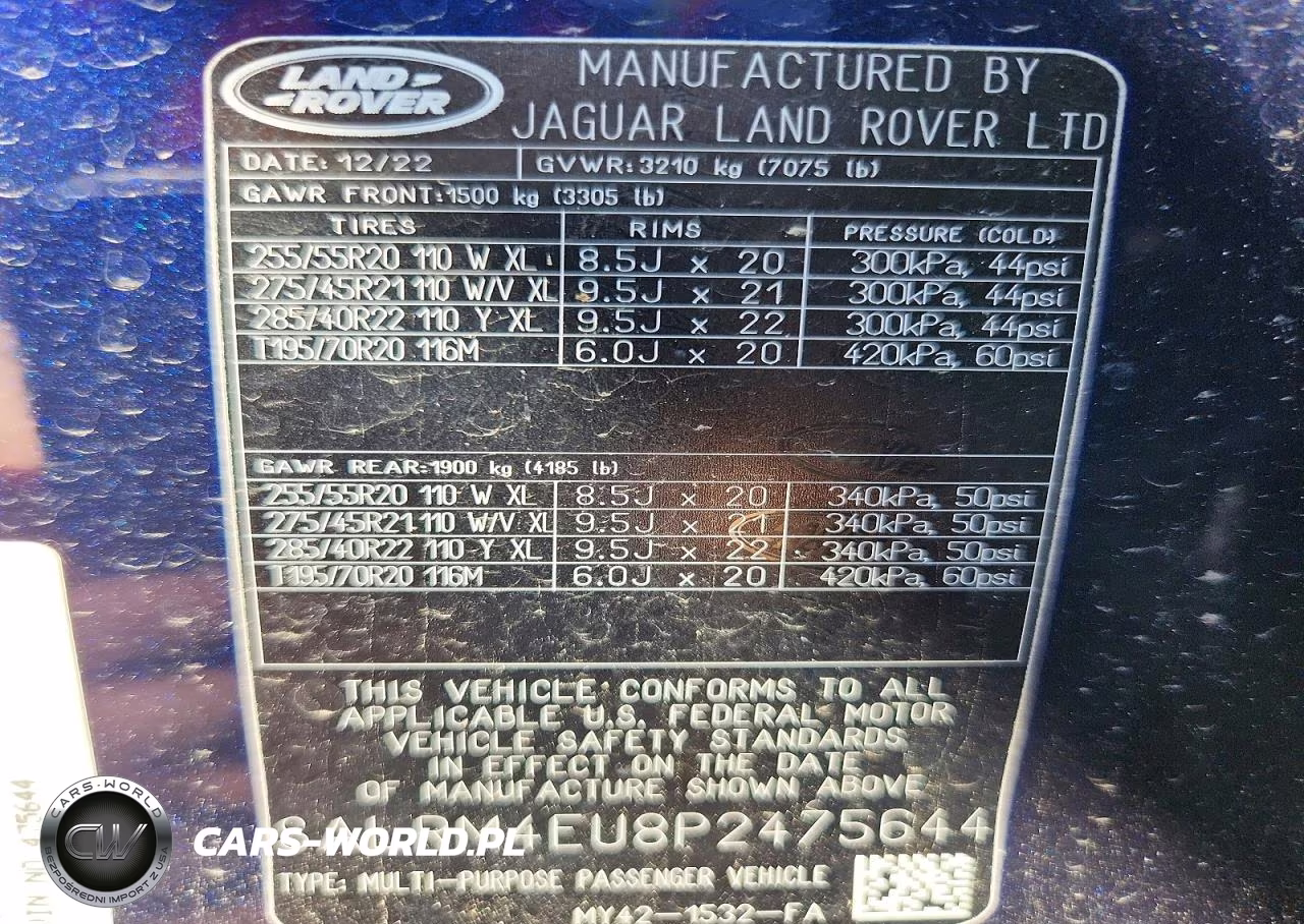 2023 Land Rover Discovery Hse R-Dynamic VIN:SALRM4EU8P2475644 - 13