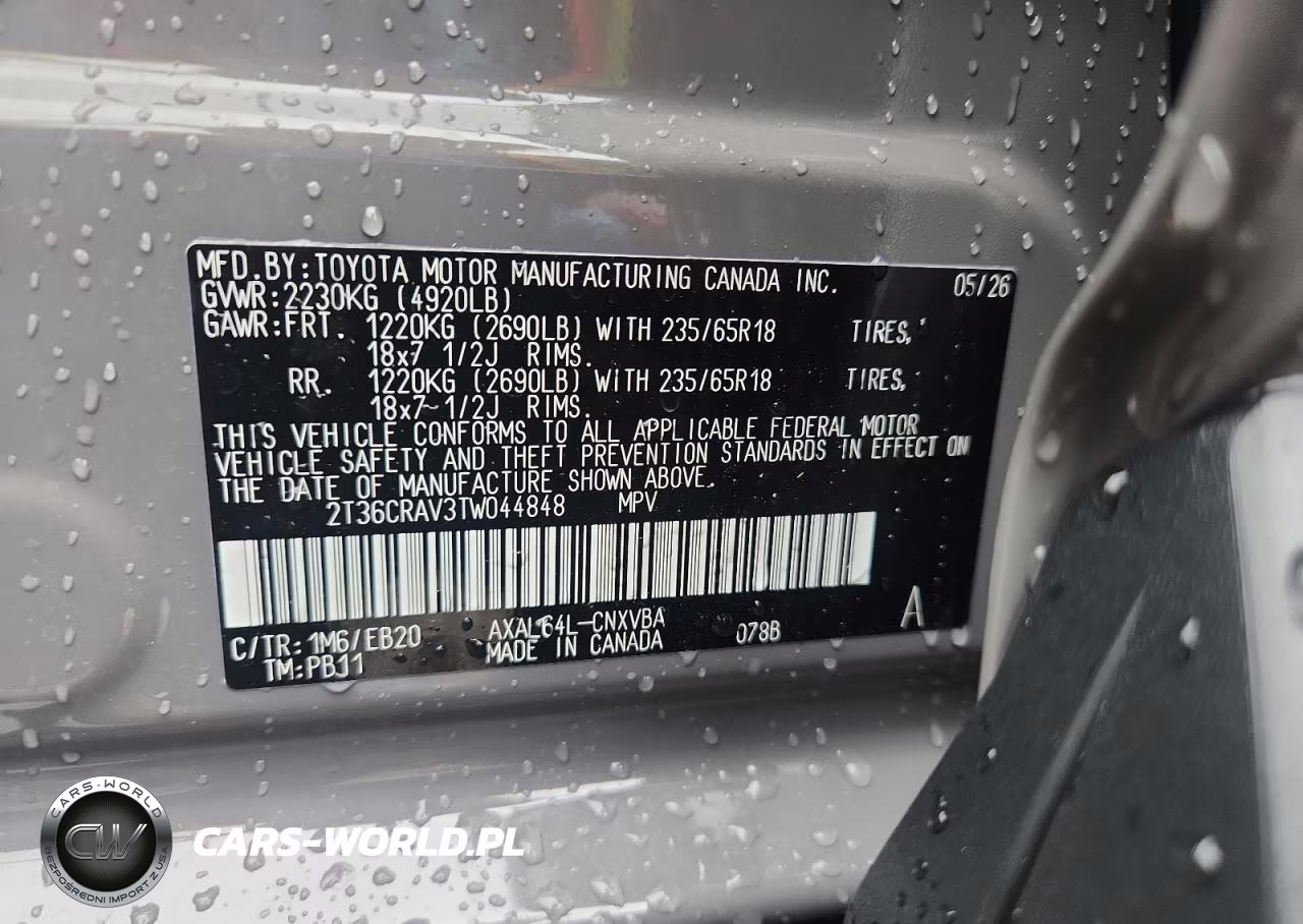 2026 Toyota Rav4 Woodland VIN:2T36CRAV3TW044848 - 12