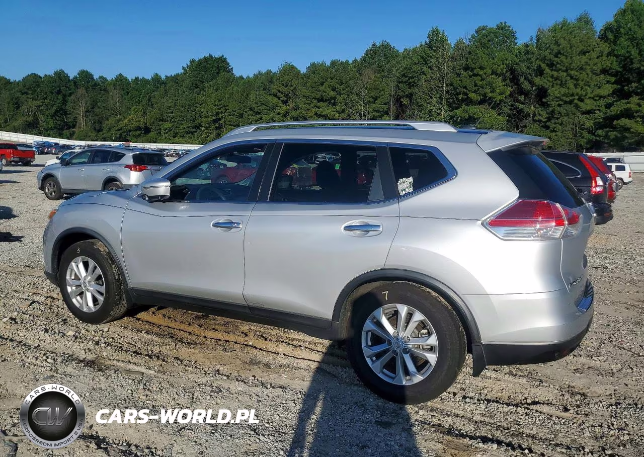 2015 Nissan Rogue Sv VIN:KNMAT2MV3FP537376 - 2
