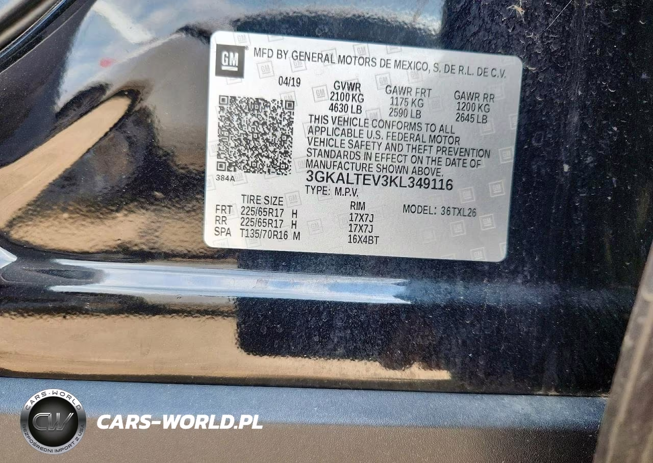 2019 GMC Terrain Sle VIN:3GKALTEV3KL349116 - 13