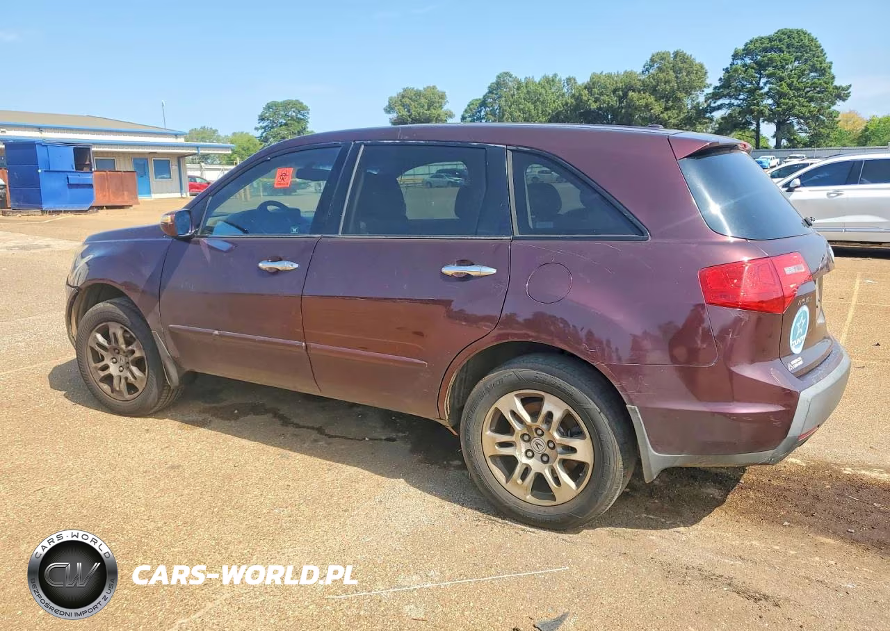 2009 Acura Mdx Technology VIN:2HNYD28459H502452 - 2
