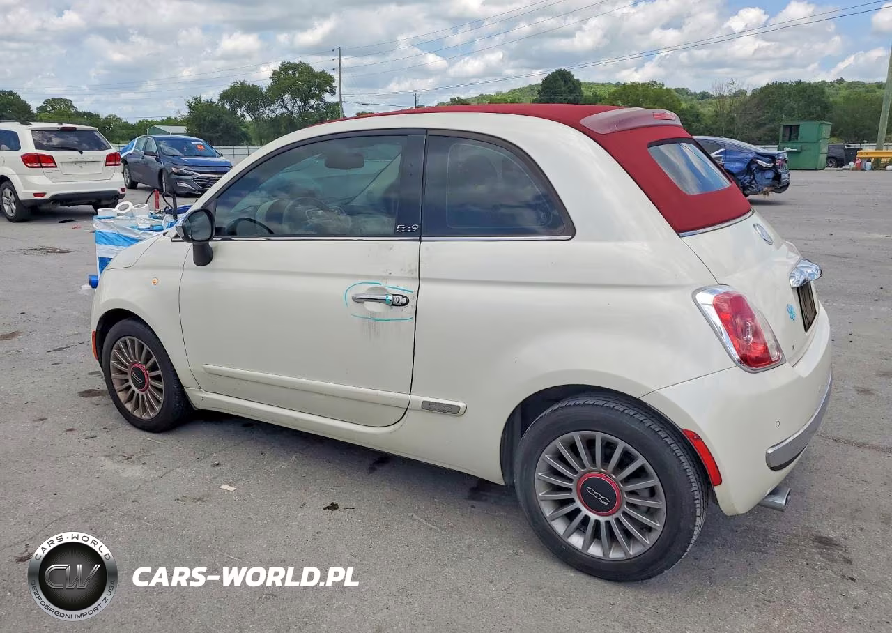 2012 Fiat 500 Lounge VIN:3C3CFFER4CT202020 - 2
