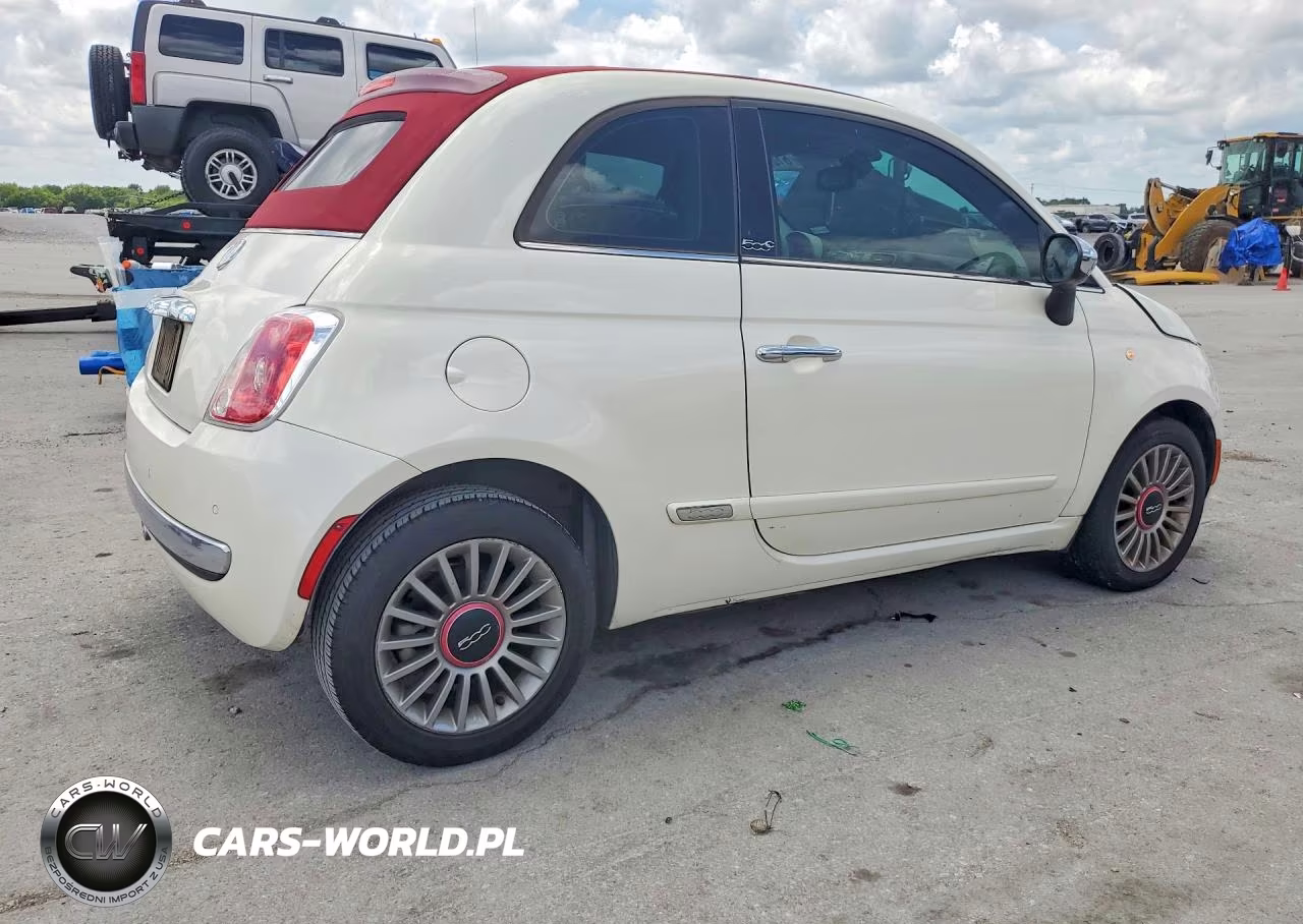 2012 Fiat 500 Lounge VIN:3C3CFFER4CT202020 - 3