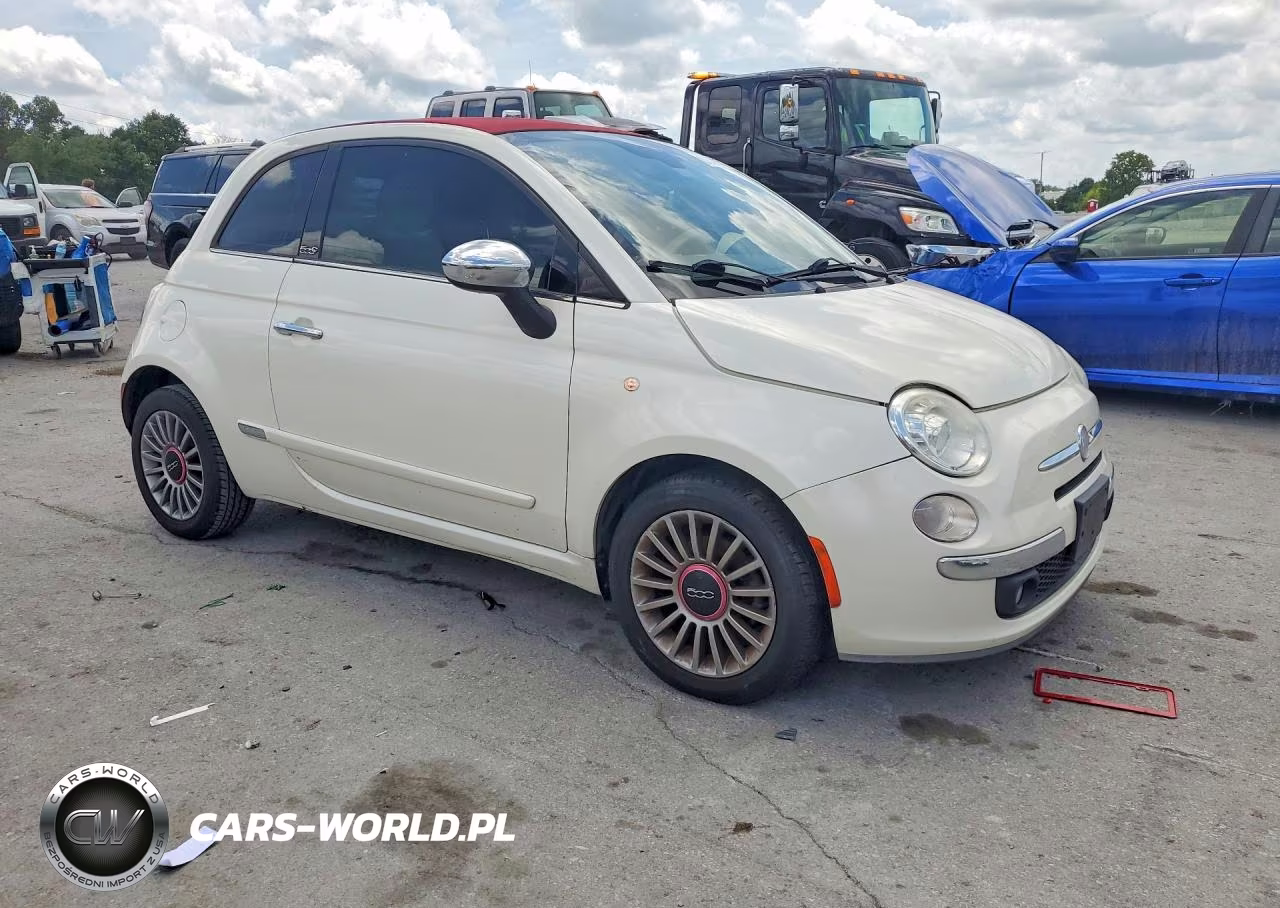 2012 Fiat 500 Lounge VIN:3C3CFFER4CT202020 - 4
