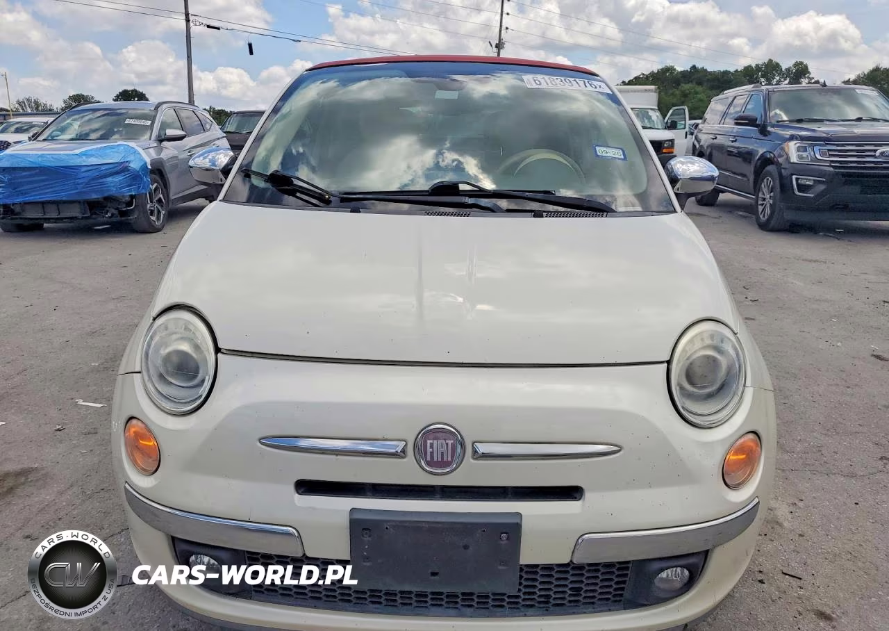 2012 Fiat 500 Lounge VIN:3C3CFFER4CT202020 - 5