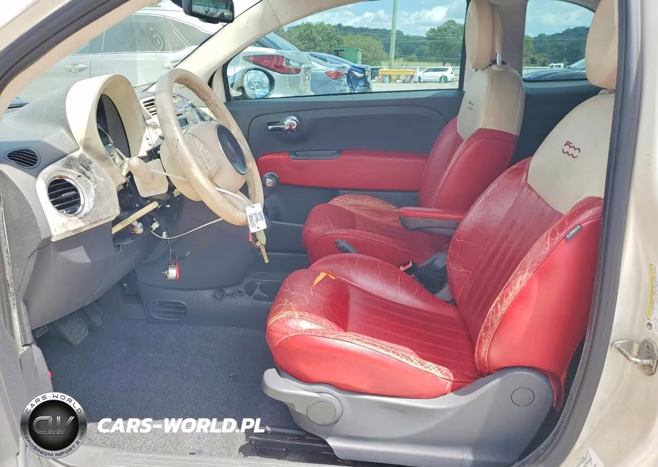 2012 Fiat 500 Lounge VIN:3C3CFFER4CT202020 - 7