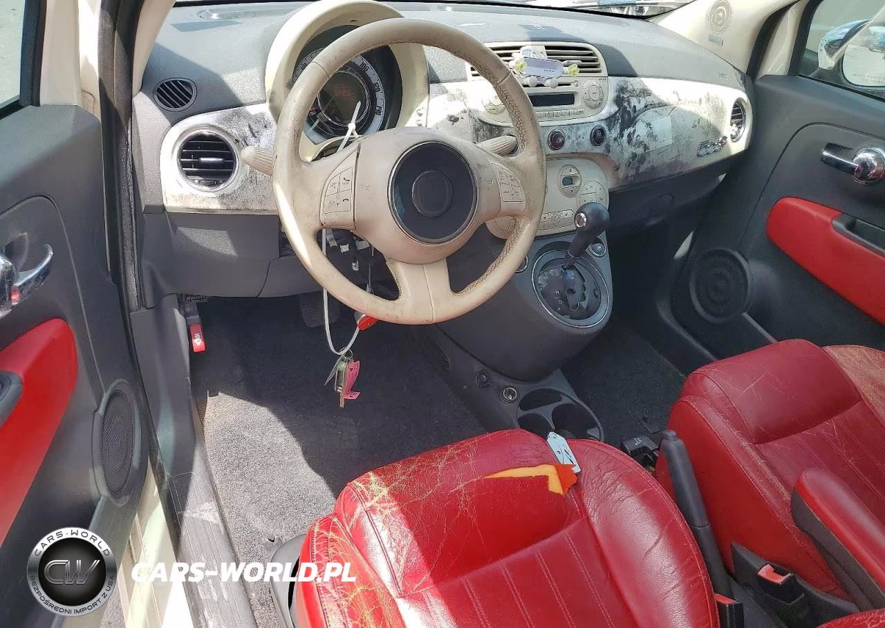2012 Fiat 500 Lounge VIN:3C3CFFER4CT202020 - 8