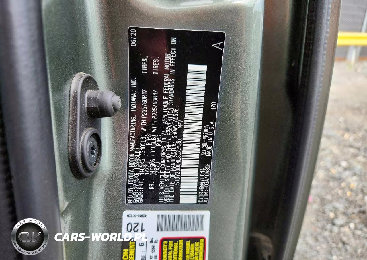 2020 Toyota Sienna Xle 8-Passenger VIN:5TDYZ3DC4LS073680 - 13