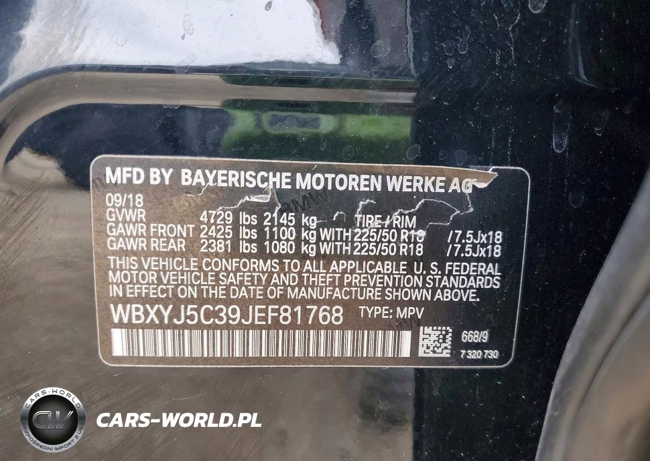 2018 BMW X2 xDrive28I VIN:WBXYJ5C39JEF81768 - 12