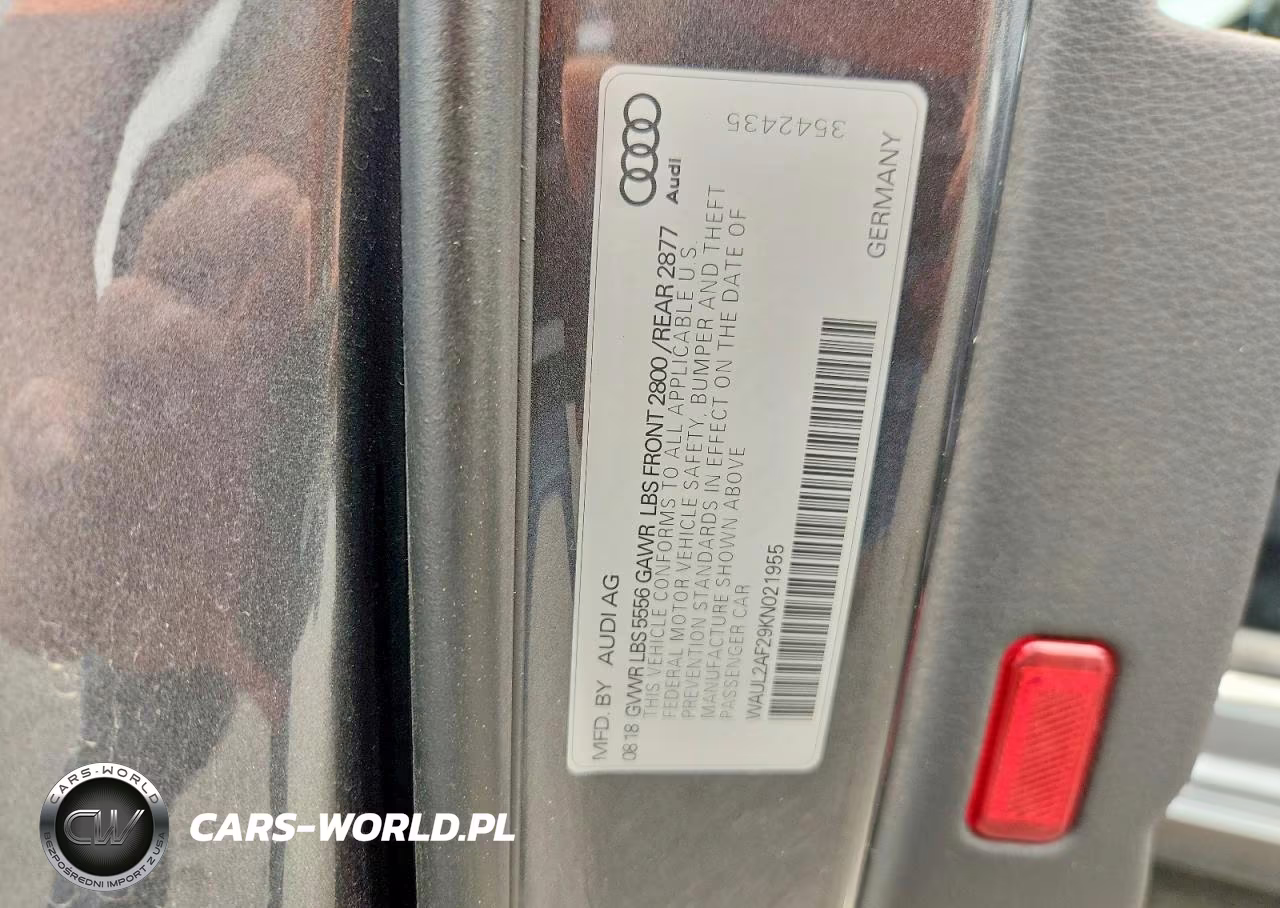 2019 Audi A6 Premium Plus VIN:WAUL2AF29KN021955 - 12