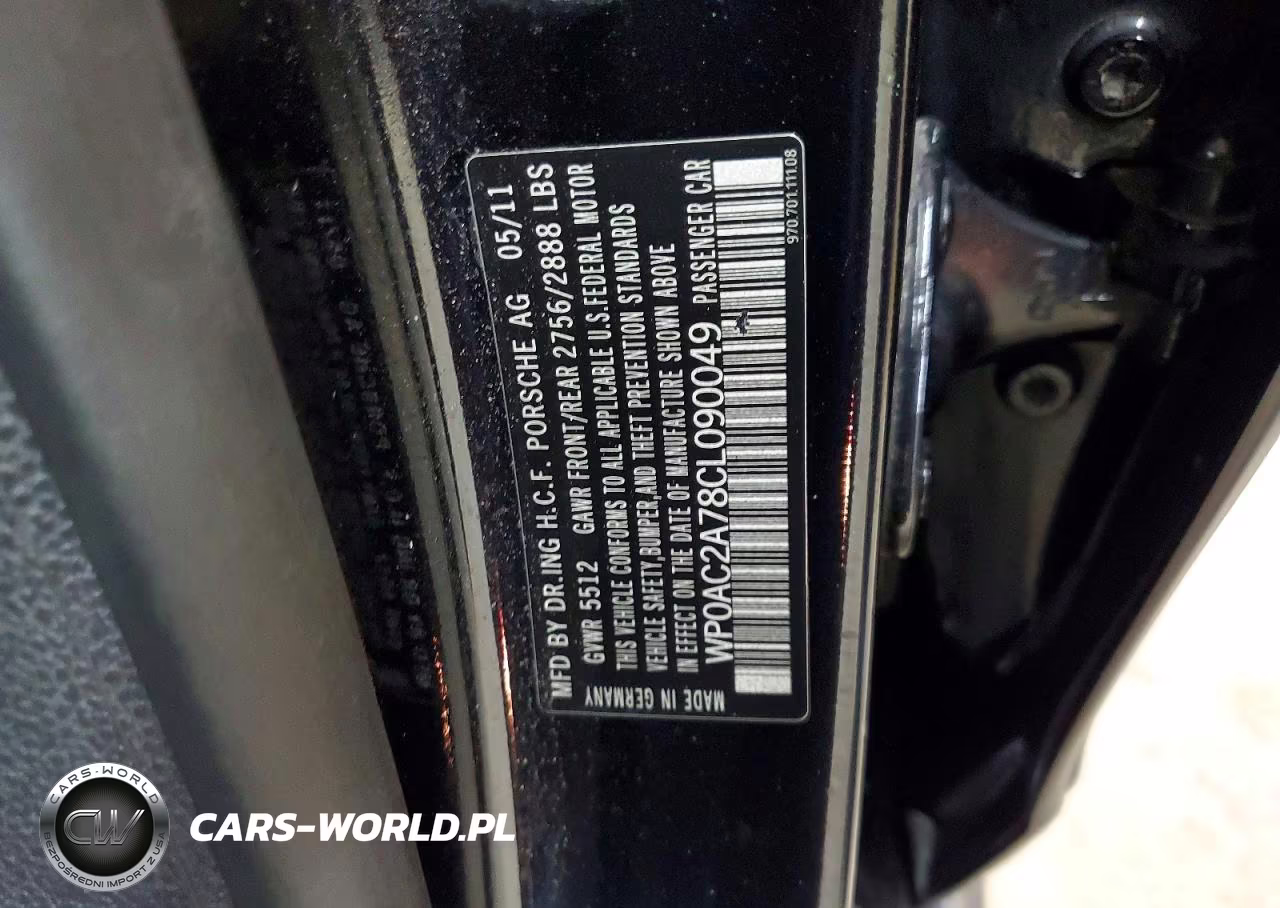 2012 Porsche Panamera Turbo VIN:WP0AC2A78CL090049 - 12