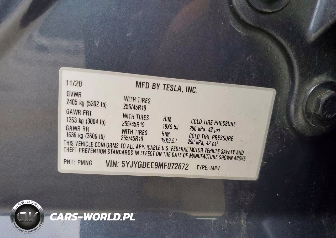 2021 Tesla Model Y VIN:5YJYGDEE9MF072672 - 13