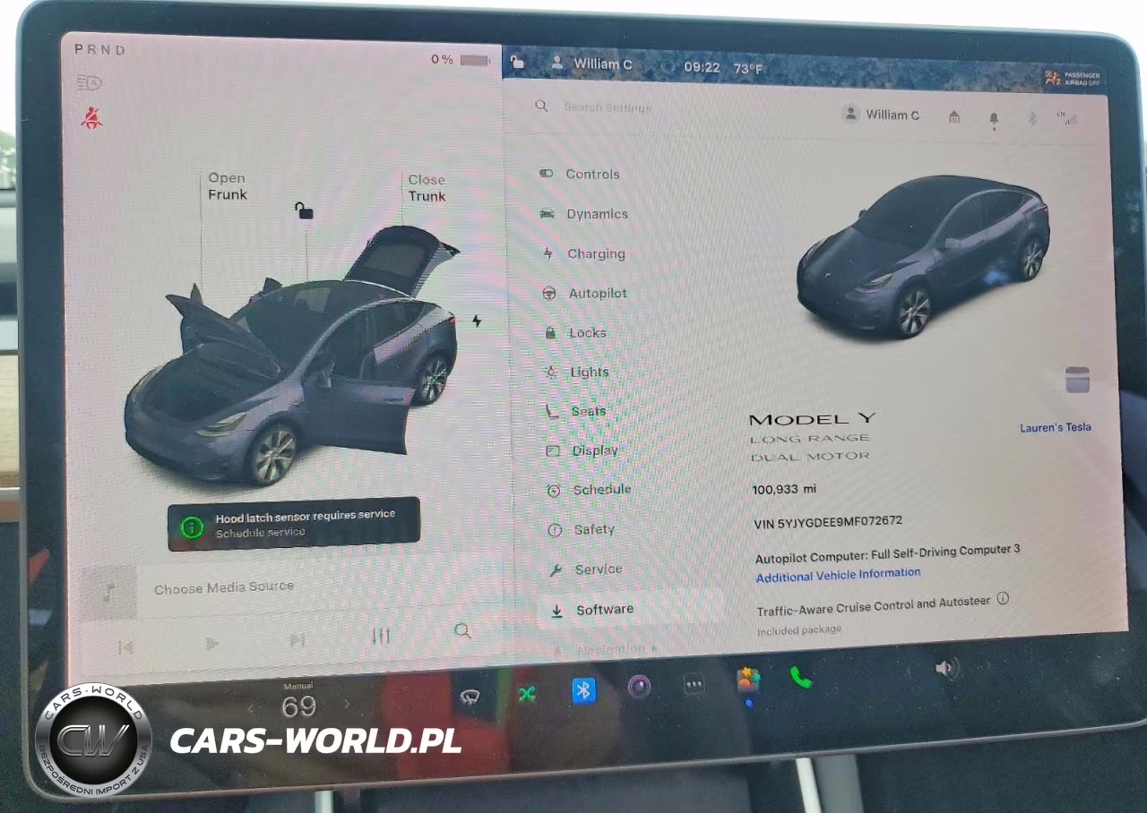2021 Tesla Model Y VIN:5YJYGDEE9MF072672 - 9
