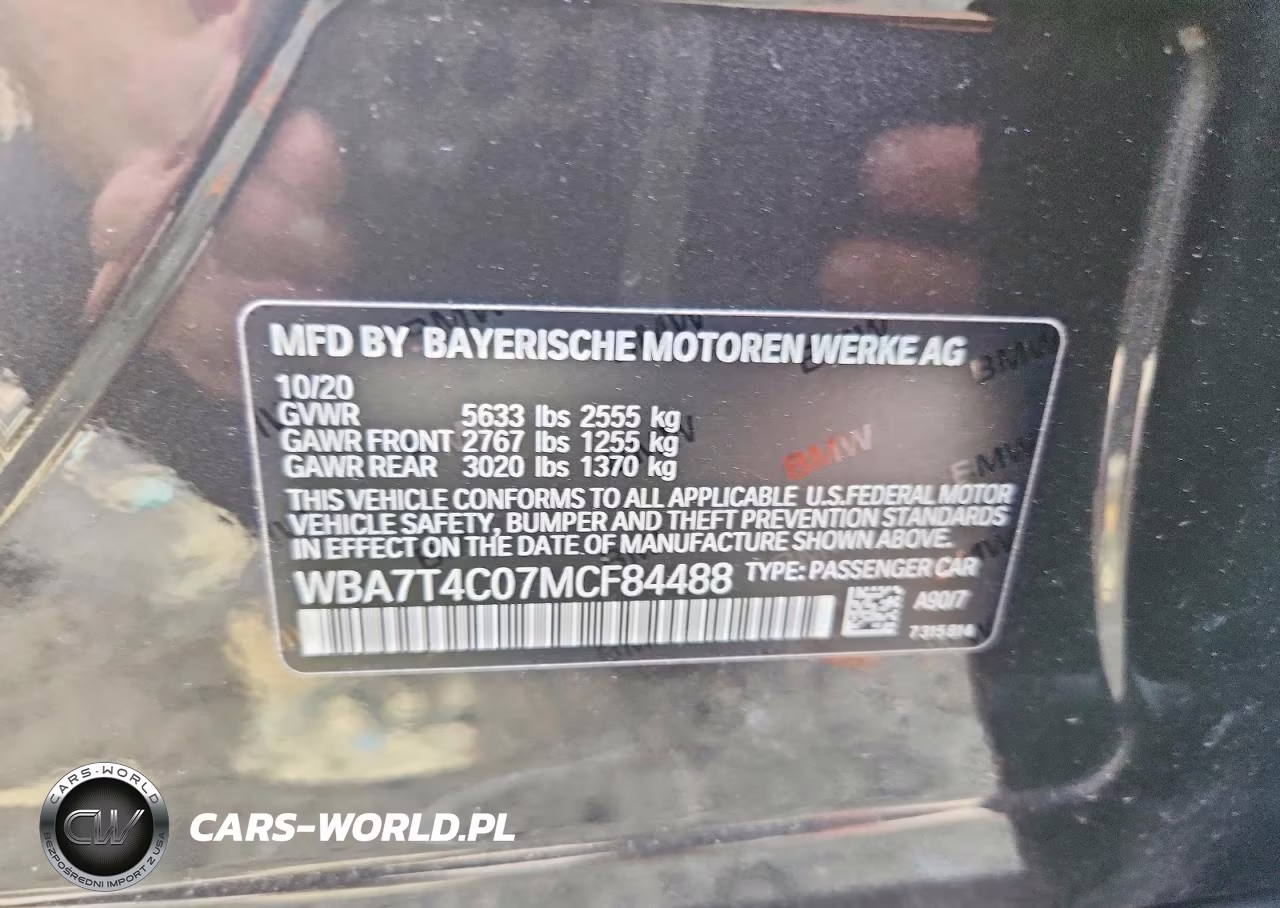 2021 BMW 740 Xi VIN:WBA7T4C07MCF84488 - 12