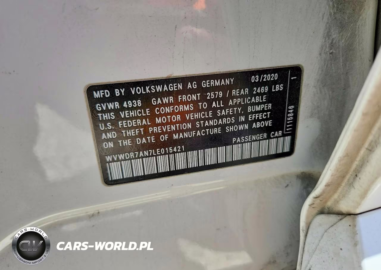 2020 Volkswagen Arteon Sel VIN:WVWDR7AN7LE015421 - 13