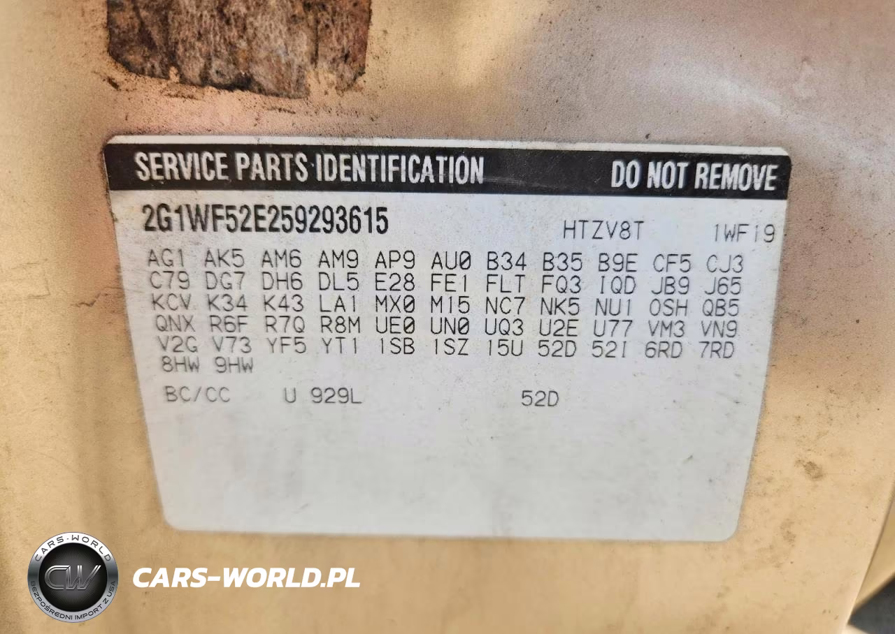 2005 Chevrolet Impala VIN:2G1WF52E259293615 - 12