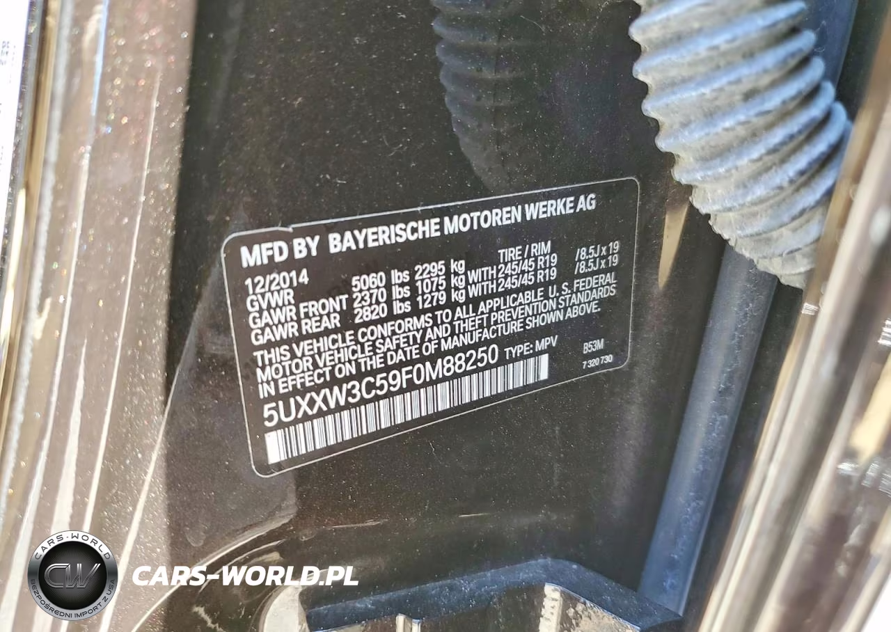 2015 BMW X4 xDrive28I VIN:5UXXW3C59F0M88250 - 13