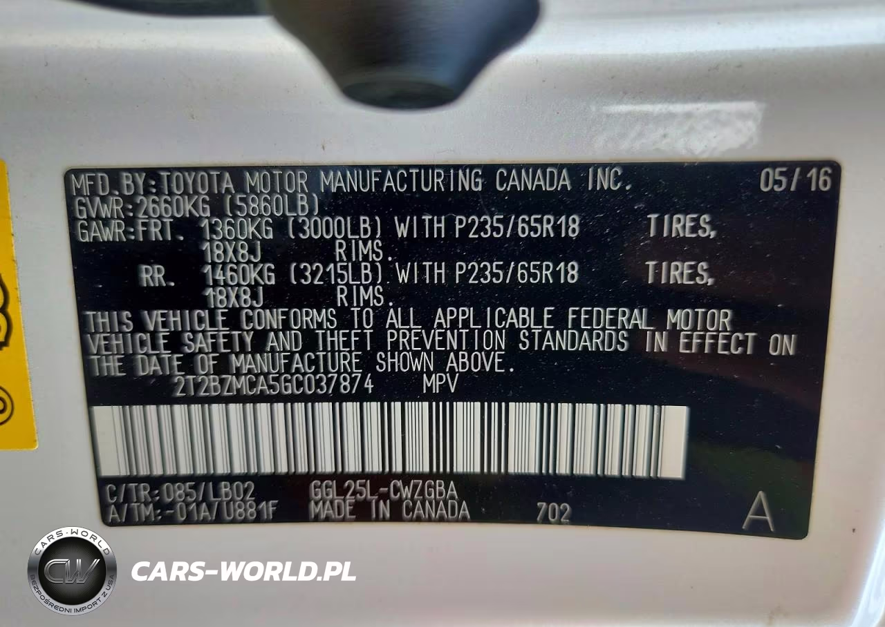 2016 Lexus Rx 350 Base VIN:2T2BZMCA5GC037874 - 14