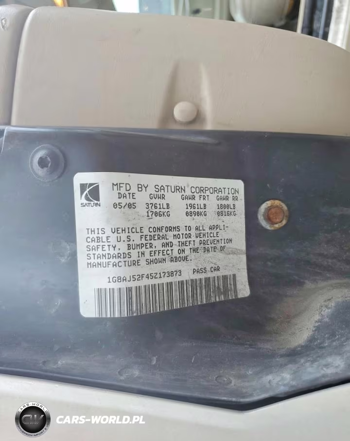 2005 Saturn Ion Level 2 VIN:1G8AJ52F45Z173873 - 13