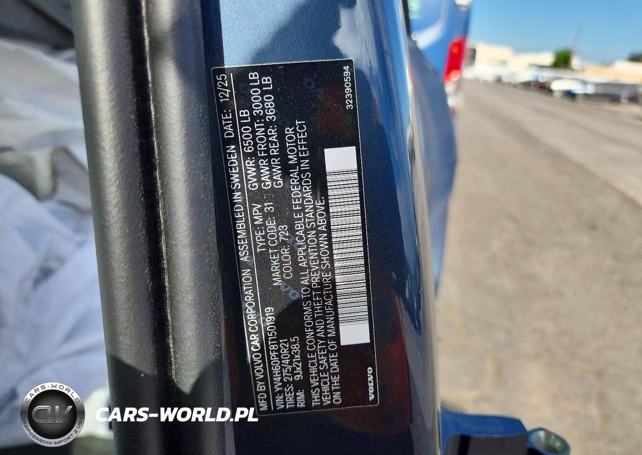 2026 Volvo Xc90 Ultra VIN:YV4H60PF8T1501919 - 13