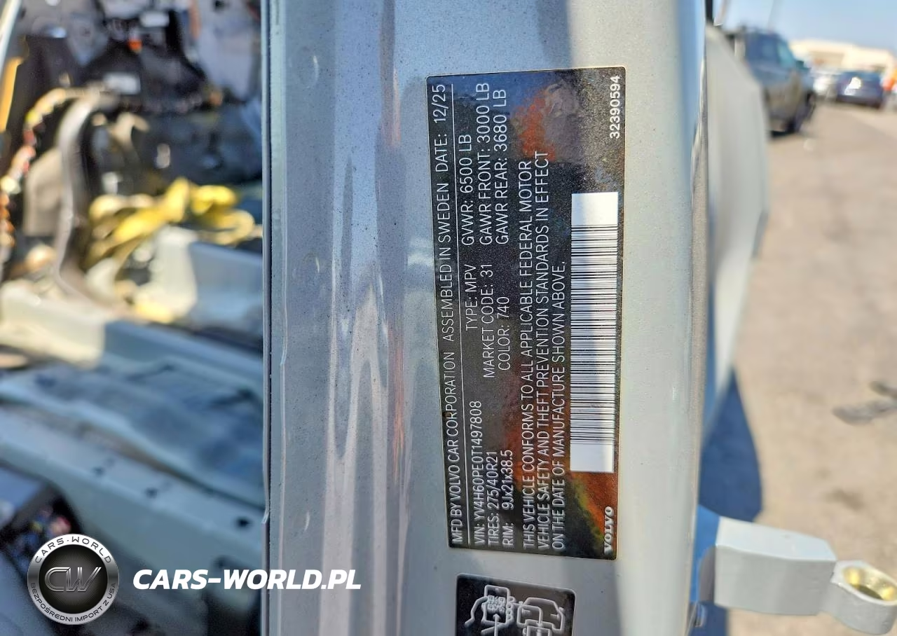 2026 Volvo Xc90 Plus VIN:YV4H60PE0T1497808 - 13