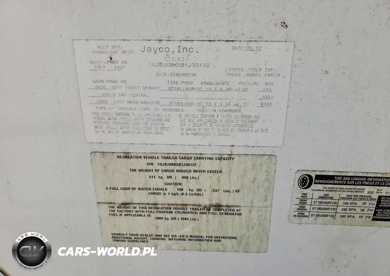 2011 Jayco Jay Feather Select Camper VIN:1UJBJ0BK5B1J30132 - 10