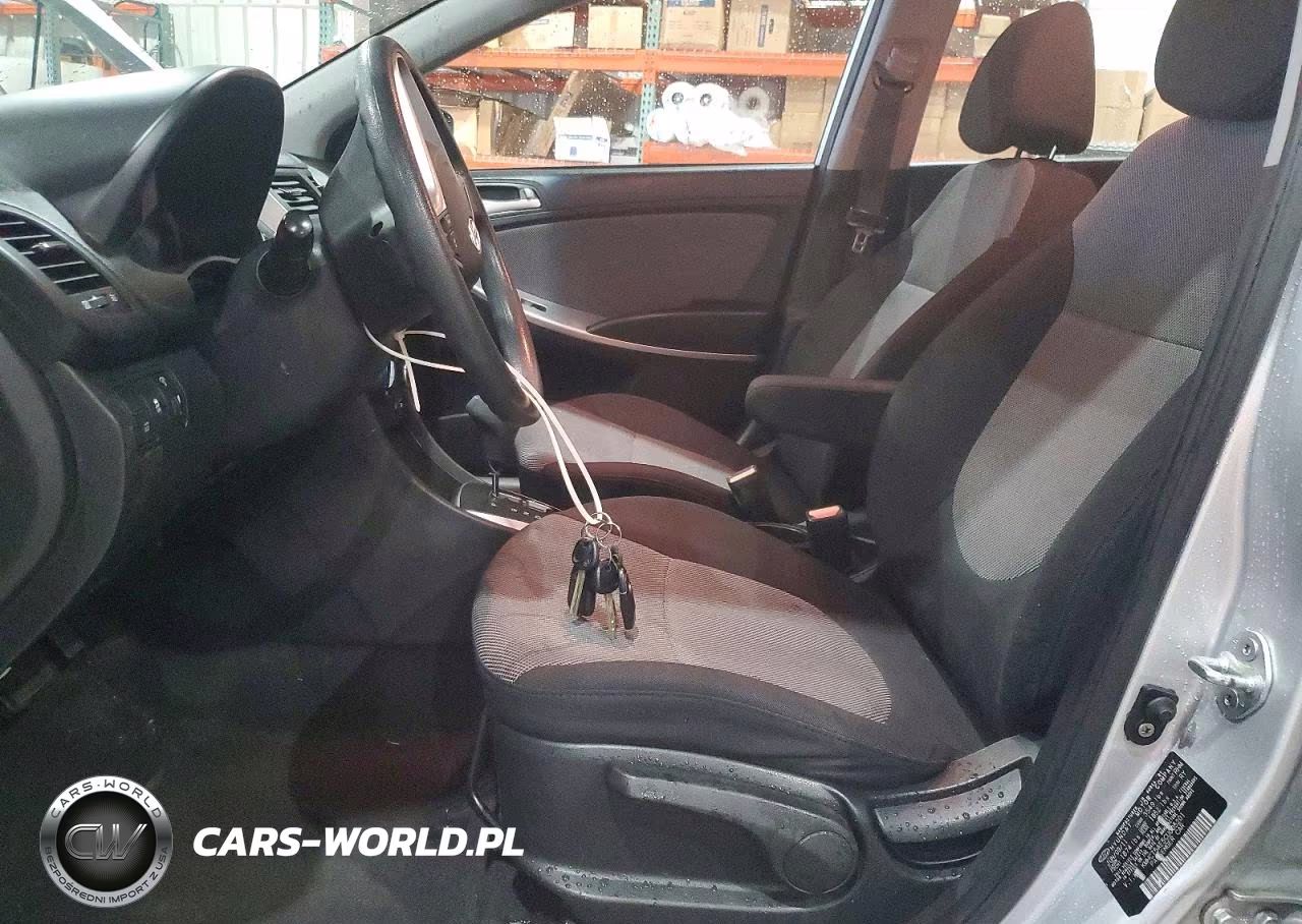 2012 Hyundai Accent Gs VIN:KMHCT5AE5CU005201 - 7