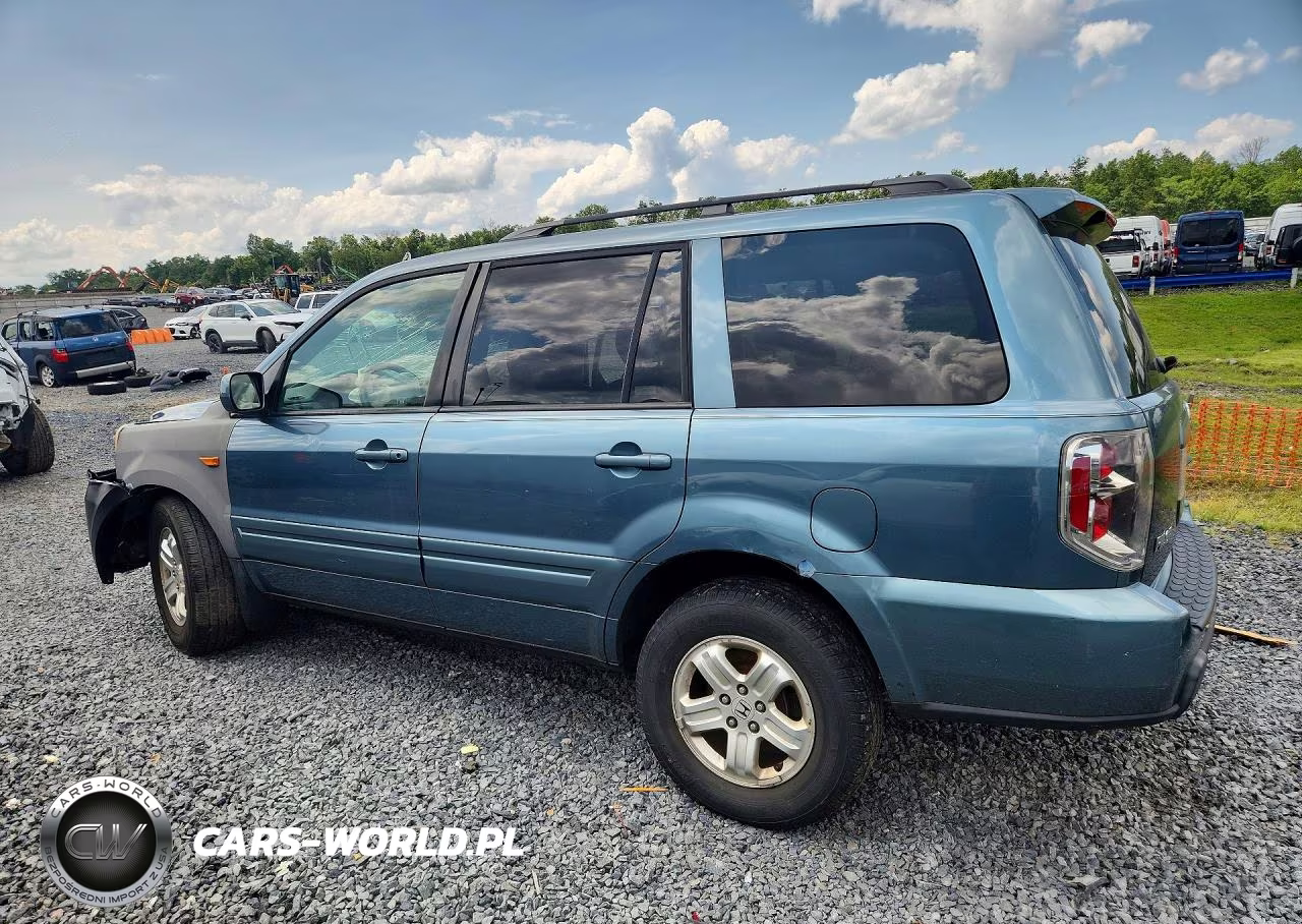 2007 Honda Pilot Exl VIN:5FNYF28727B017361 - 2