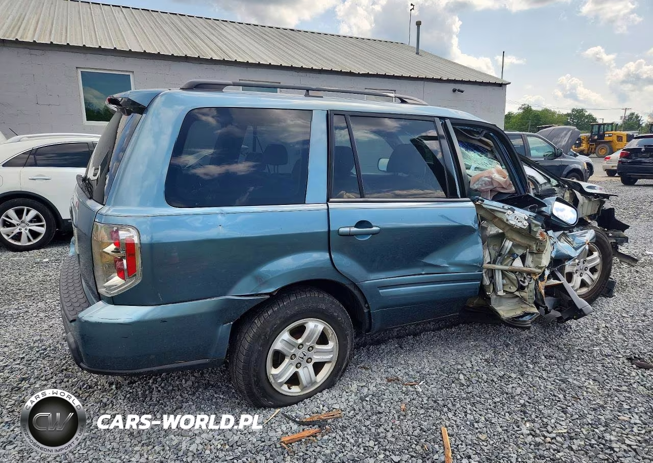 2007 Honda Pilot Exl VIN:5FNYF28727B017361 - 3