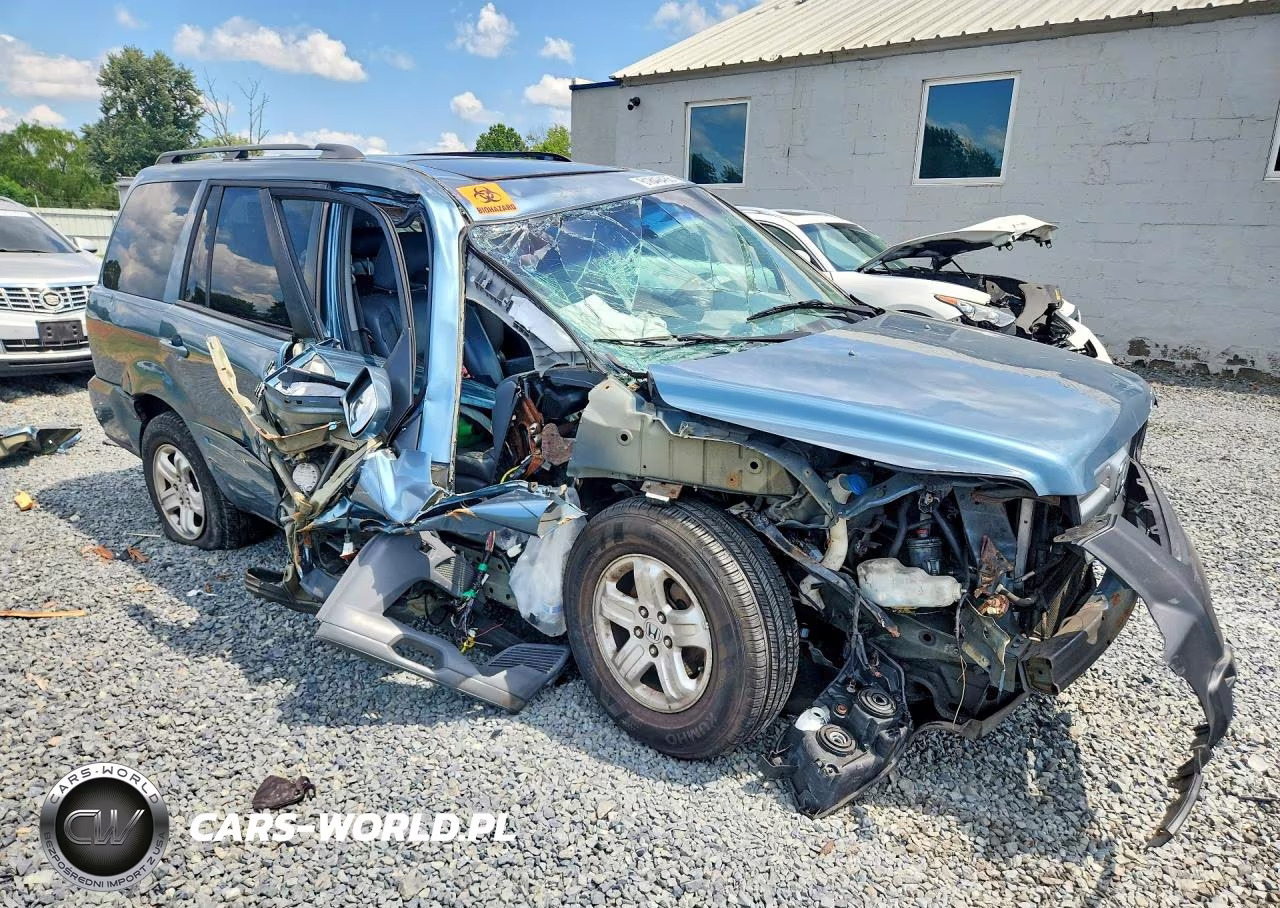 2007 Honda Pilot Exl VIN:5FNYF28727B017361 - 4
