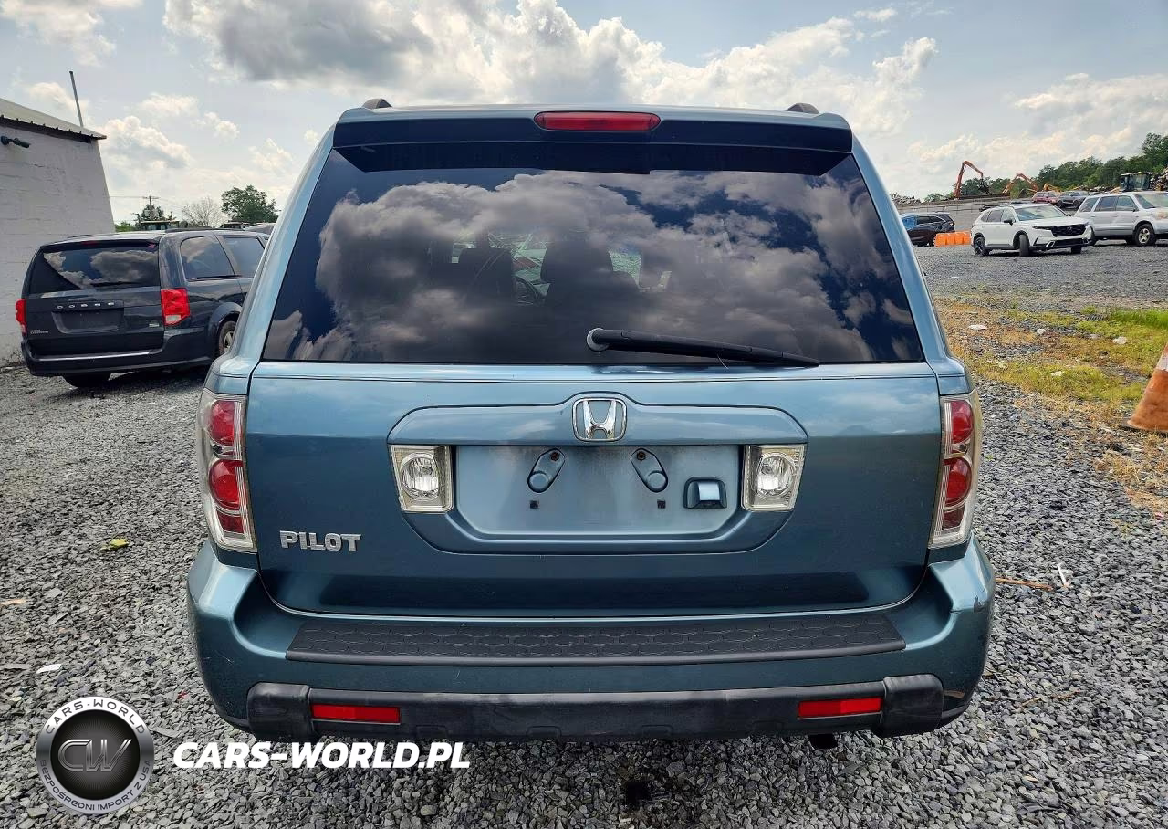 2007 Honda Pilot Exl VIN:5FNYF28727B017361 - 6