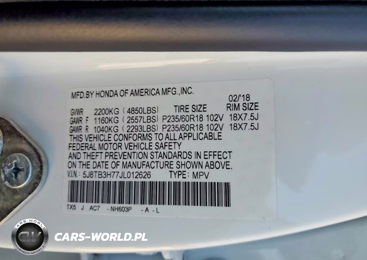 2018 Acura Rdx Advance VIN:5J8TB3H77JL012626 - 13