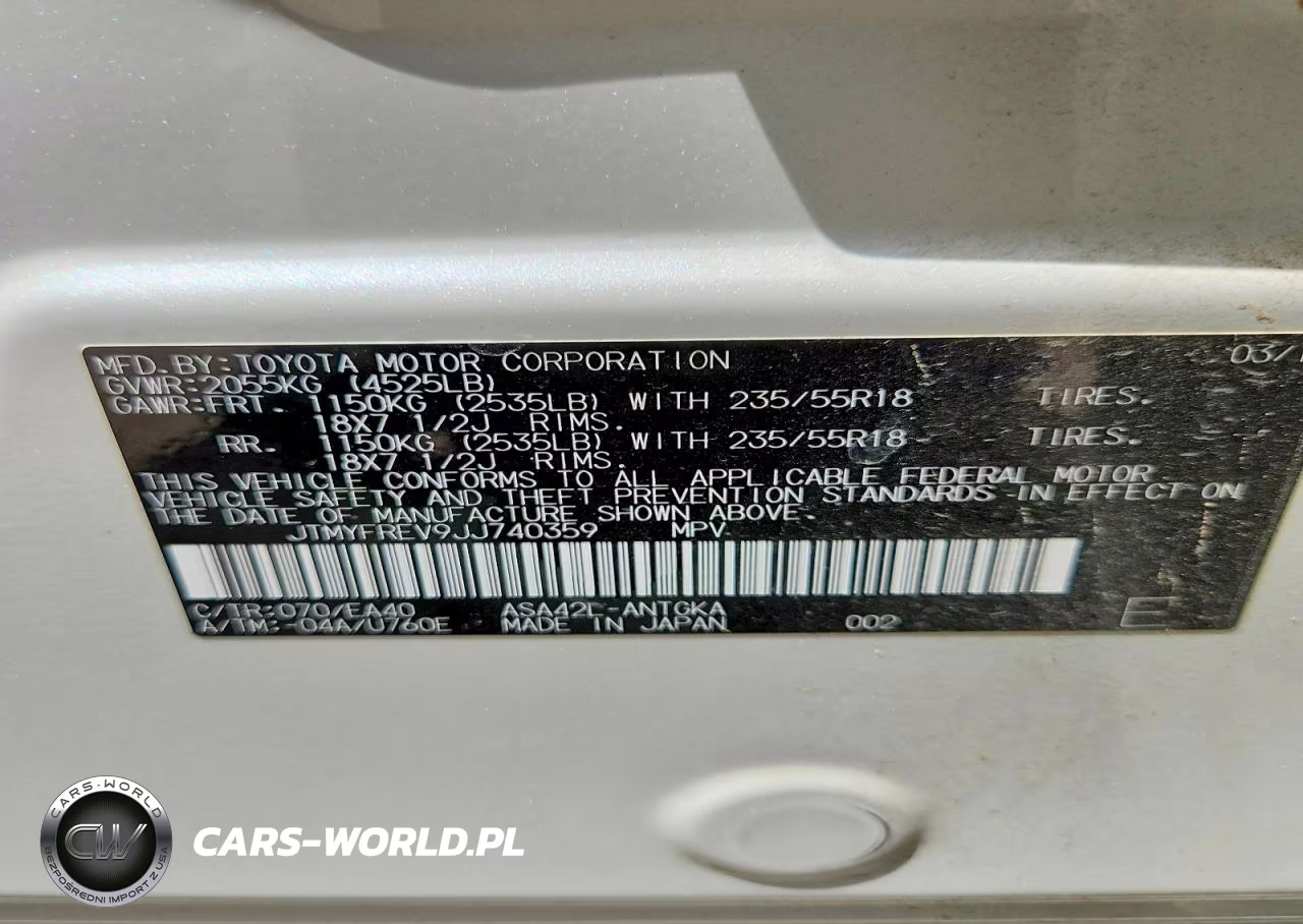 2018 Toyota Rav4 Limited VIN:JTMYFREV9JJ740359 - 13