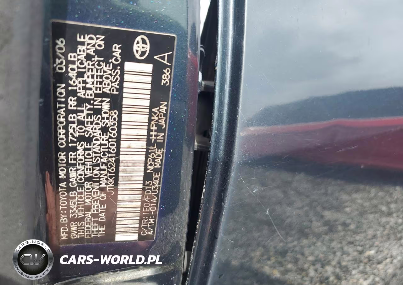 2006 Scion Xa Base VIN:JTKKT624160160358 - 12