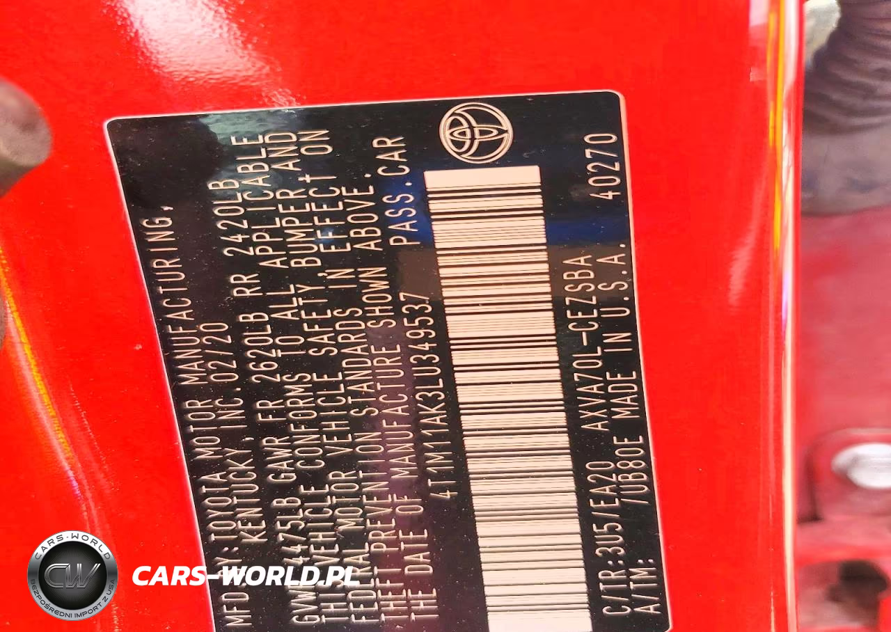 2020 Toyota Camry Se VIN:4T1M11AK3LU349537 - 12