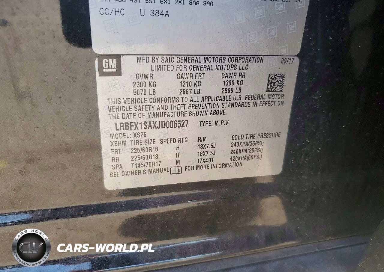 2018 Buick Envision Essence VIN:LRBFX1SAXJD006527 - 12