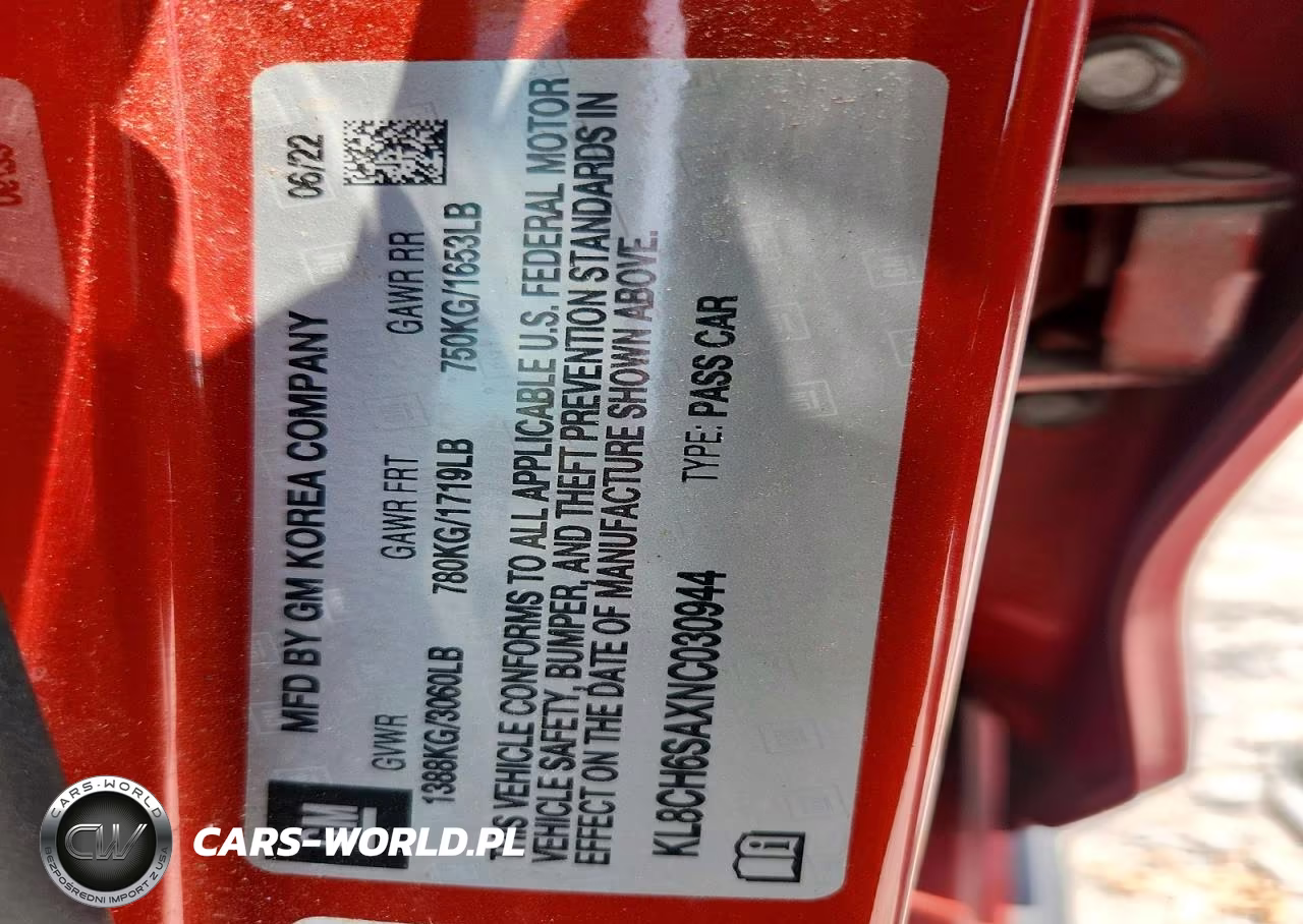 2022 Chevrolet Spark Activ VIN:KL8CH6SAXNC030944 - 14