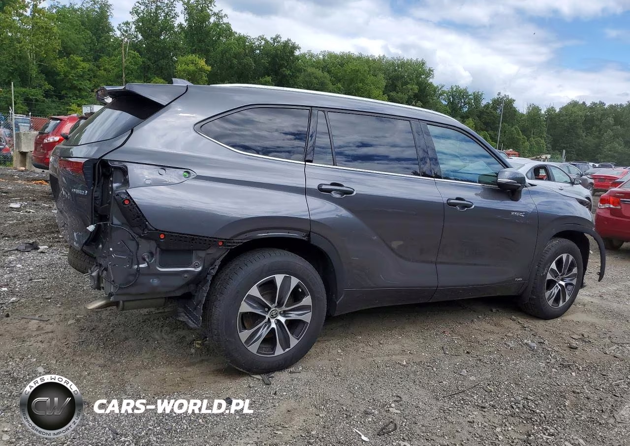2021 Toyota Highlander Hybrid Xle VIN:5TDGBRCH4MS530165 - 3